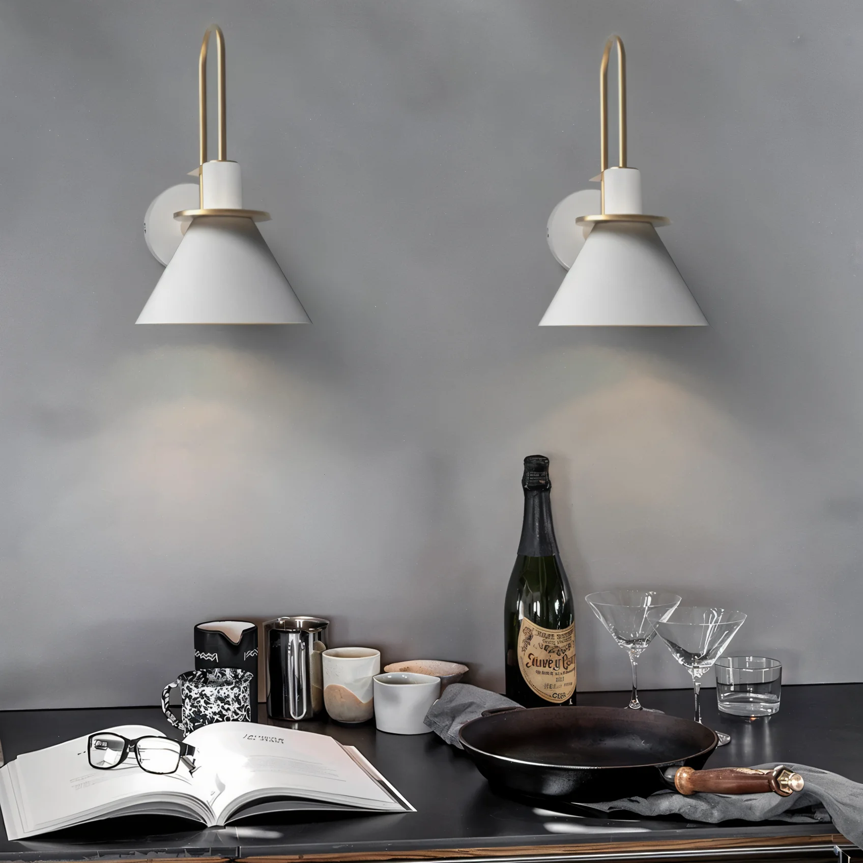 Zoralia - Postmoderne LED Wandlamp met Trompetvormig Design - Image 4