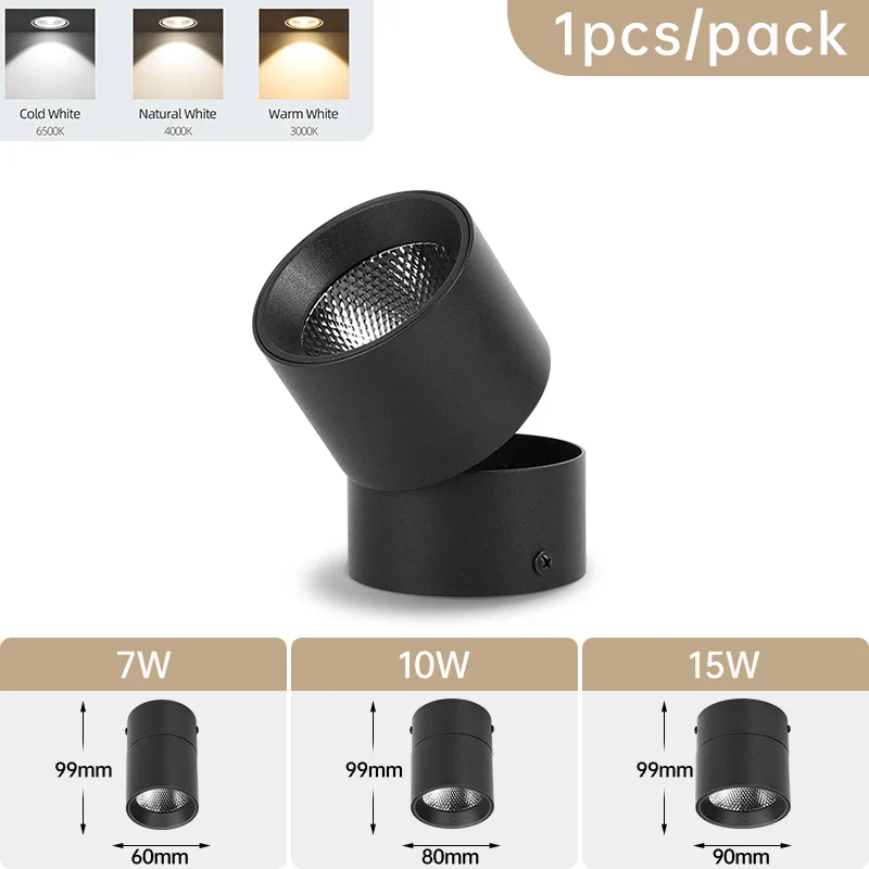 Zyphra - LED Opbouw Inbouwspot Tri Color Plafondlamp - Image 2